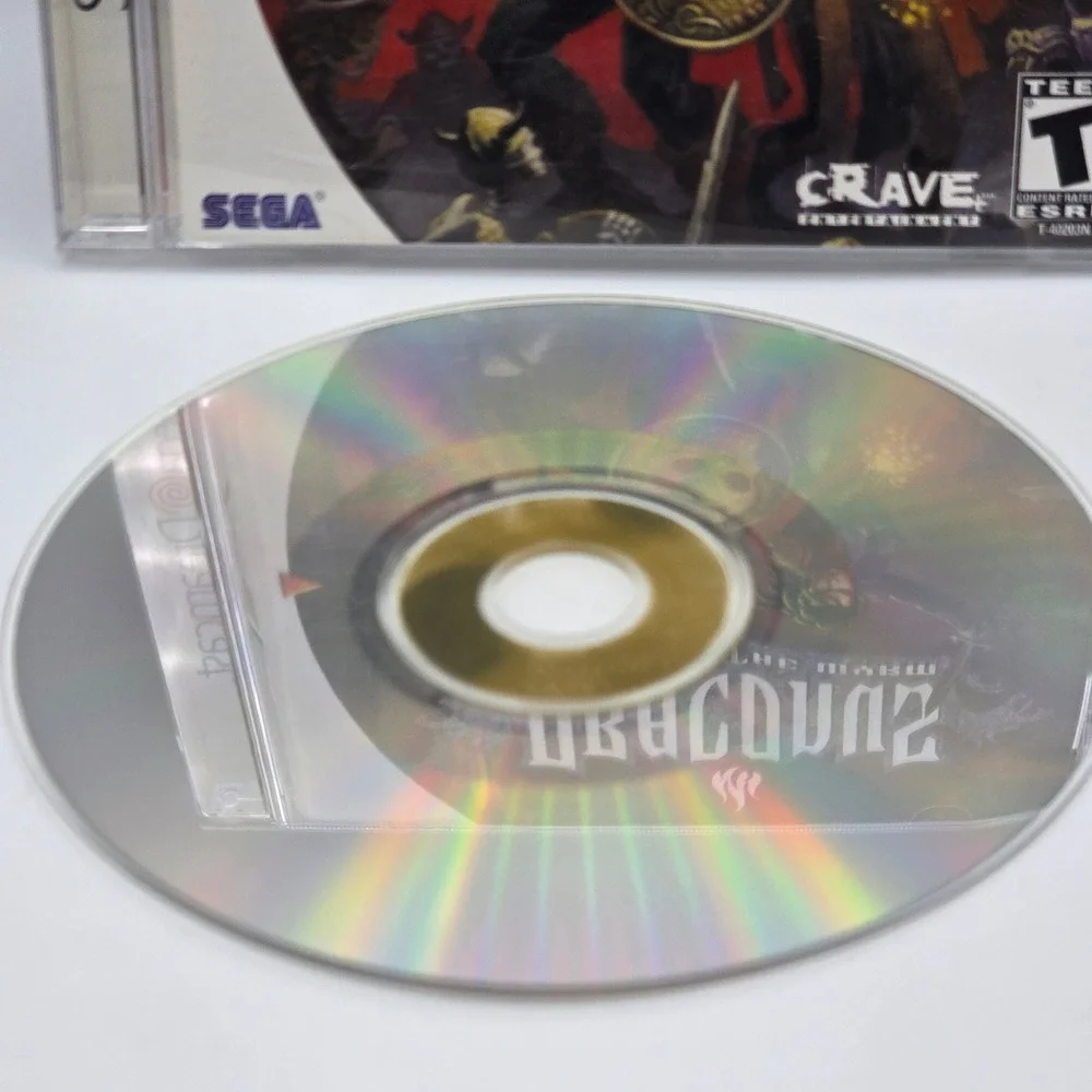 Sega Draconus Cult of the Wyrm Dreamcast NTSC-U/C Gold Disc Action Fantasy Game